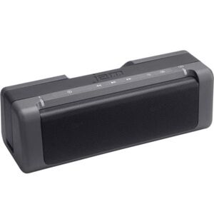 HMDX JAM Party Wireless Bluetooth Stereo Speaker, Up to 30' Range, Single, Gray